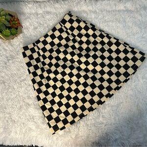 Princess moly checkered skirt